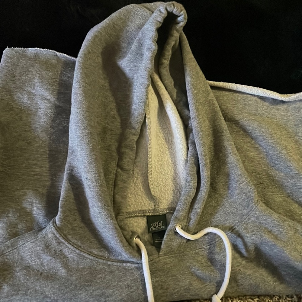 Grey cropped sweater